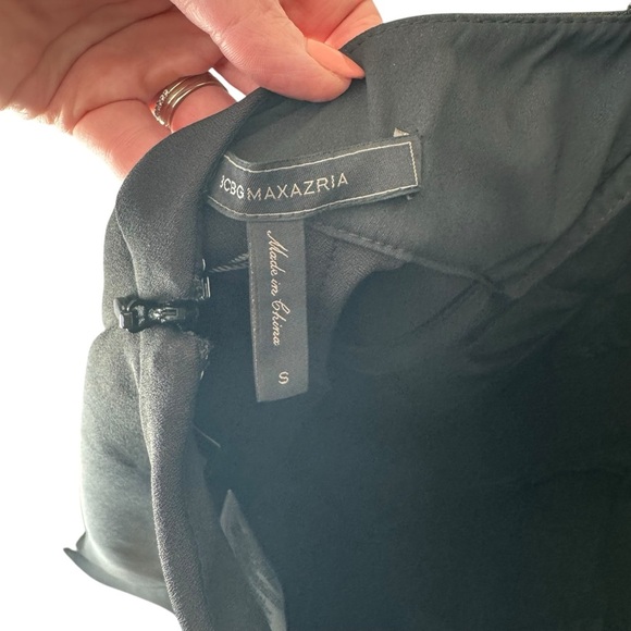 BCBG MaxAzaria - NWT Elegant Black Open Back Adjustable Strap Jumpsuit Sz S - Picture 8 of 10